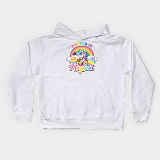 Easter Is Magical Cartoon Kids Hoodie